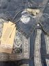Blue Velvet Floral Blue Button-Down Shirt Size M - photo 6