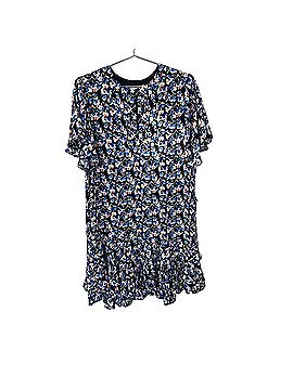 Reiss Lulu Blue Ditsy Flippy Casual Dress (view 1)