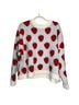 Lisa Says Gah Stripes White Red Pullover Sweater Size XL - photo 1
