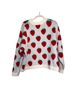 Lisa Says Gah Stripes White Red Pullover Sweater Size XL - photo 2