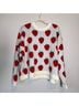 Lisa Says Gah Stripes White Red Pullover Sweater Size XL - photo 5