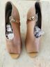 Karen Millen Tan Pink Heels Size 7 - photo 9