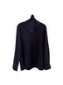 Cos Solid Blue Long Sleeve Blouse Size 6 - photo 1