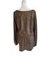 Alexis Solid Brown Cocktail Dress Size S - photo 2