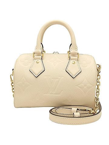 Louis Vuitton LOUIS VUITTON Louis Vuitton Monogram Empreinte Speedy Bandoulière 20 2-Way Handbag M58954 Cream Women's 353172 (view 1)