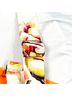 Cupshe Stripes Floral Orange White One Piece Swimsuit Size S - photo 6