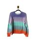 Alice + Olivia Ombre Purple Green Pullover Sweater Size S - photo 1
