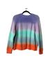 Alice + Olivia Ombre Purple Green Pullover Sweater Size S - photo 2