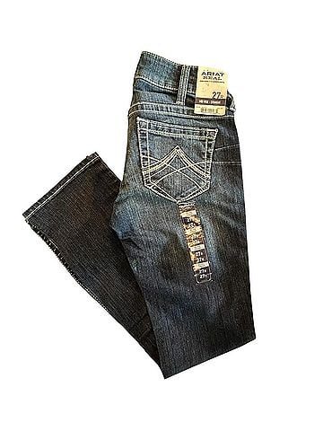 Ariat Ariat R.E.A.L. Ocean Icon Mid Rise Straight Leg Jeans (view 1)