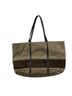 Coach Print Brown Leather Tote One size - photo 1