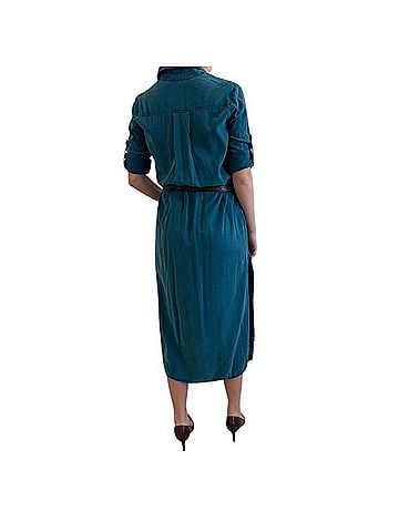 Cloth & Stone Maxi Shirt Dress Casual Dress (view 2)