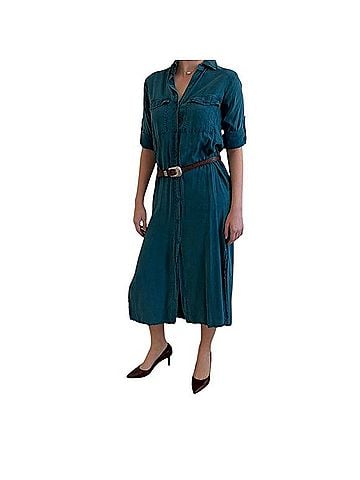 Cloth & Stone Maxi Shirt Dress Casual Dress (view 1)