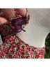 J.Crew Floral Red Romper Size XXS - photo 3