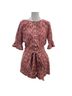 J.Crew Floral Red Romper Size XXS - photo 1