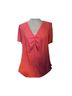 Ann Taylor LOFT Red Short Sleeve Blouse Size 14 - photo 1