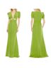 Mac Duggal 100% Polyester Solid Green Cocktail Dress Size 8 - photo 1