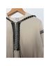 Johnny Was Solid Multi Color Black Gray Ivory Pullover Sweater Size S - photo 12