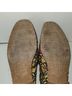Free People Floral Gold Red Flats Size 7 1/2 - photo 6