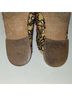 Free People Floral Gold Red Flats Size 7 1/2 - photo 7