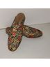 Free People Floral Gold Red Flats Size 7 1/2 - photo 4