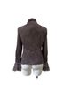 Escada 100% Silk Floral Black Gray Long Sleeve Blouse Size 8 - photo 3