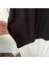 A.L.C. 100% Viscose Solid Black Short Sleeve Top Size L - photo 5