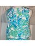 Lilly Pulitzer Print Blue Green Overalls Size M - photo 6