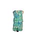 Lilly Pulitzer Print Blue Green Overalls Size M - photo 4