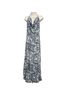 Chaser Paisley Blue White Cocktail Dress Size XS - photo 1