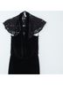 L'Agence Solid Black Jumpsuit Size 2 - photo 3