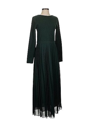 J.Crew Pleated Ballet Maxi Dress Casual Dress (view 1)