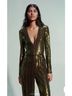 Mango Solid Green Jumpsuit Size S - photo 8