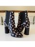 3.1 Phillip Lim Floral Black Pink Ankle Boots Size EU 36.5 - photo 6