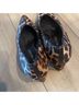 Stuart Weitzman 100% Calf Hair Leopard Print Brown Black Heels Size 8 1/2 - photo 4