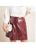 Maeve 100% Polyester Brown Red Casual Skirt Size 14 - photo 4