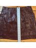 Maeve 100% Polyester Brown Red Casual Skirt Size 14 - photo 5