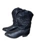 Dingo 100% Leather Black Boots Size 6 1/2 - photo 1