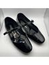 Larroudé 100% Leather Black Flats Size 5 - photo 4