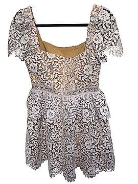 chinese dress ladies Self Portrait 006 Lace Peplum Dress Midi Dress in Burgundy – shopatanna main image 0