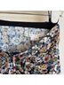 Veronica Beard Floral Blue Green Silk Skirt Size 2 - photo 3