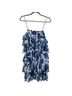 Caroline Constas 100% Polyester 100% Polyester Floral Blue White Casual Dress Size S - photo 1