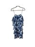 Caroline Constas 100% Polyester 100% Polyester Floral Blue White Casual Dress Size S - photo 2