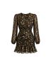 Veronica Beard Floral Black Gold Casual Dress Size 0X - photo 1