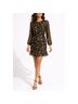 Veronica Beard Floral Black Gold Casual Dress Size 0X - photo 6