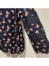 Lane Bryant Print Blue Pink Long Sleeve Blouse Size 14 - photo 7