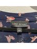 Lane Bryant Print Blue Pink Long Sleeve Blouse Size 14 - photo 3