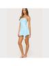 Edikted Solid Blue Casual Dress Size L - photo 3