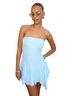 Edikted Solid Blue Casual Dress Size L - photo 1