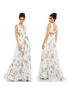 Mac Duggal Floral White Cocktail Dress Size 0 - photo 8