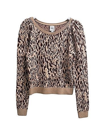 Maeve Puff-Sleeve Pullover Sweater Sweater Vest (view 1)